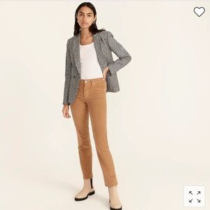 J Crew Vintage Slim Straight Corduroy Pant in Camel Size 27